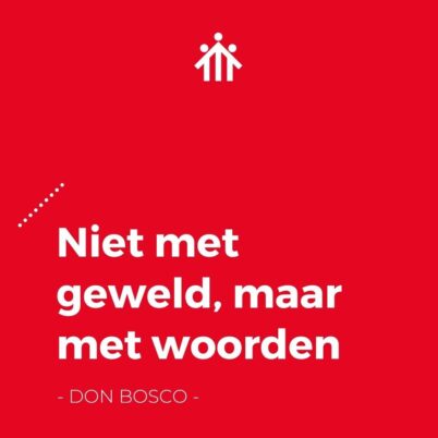 Tijdens zijn leven als priester, schrijver en opvoeder was Don Bosco in staat om zijn studenten de noodzakelijke ingrediënten bij te brengen om een gelukkig en lonend leven te leiden. Zijn vele parels van wijsheid zijn vandaag de dag nog net zo relevant als tijdens zijn leven 💯

Zo ook deze quote, die we vandaag de dag vaker horen, maar in de tijd van Don Bosco heel ongewoon was. Het was toen veel gebruikelijker om de vuisten te gebruiken in plaats van woorden. 

Toch is het voor jongeren van nu ook vaak moeilijk om kalm te blijven. Daarom is deze quote van Don Bosco een goede reminder voor vandaag 😊

#DonBosco #Wijsheid #Inspiratie #Levenslessen #GelukkigLeven #MotiverendeQuotes #Jeugdwerk #JongerenInspiratie #Opvoeding #RustigBlijven #Zelfontwikkeling #NonViolence #KalmteIsKracht #GebruikJeWoorden #VredeVolLeven #QuoteOfTheDay #MotivationMonday #WisdomWednesday #WordsToLiveBy #VandaagGeïnspireerd